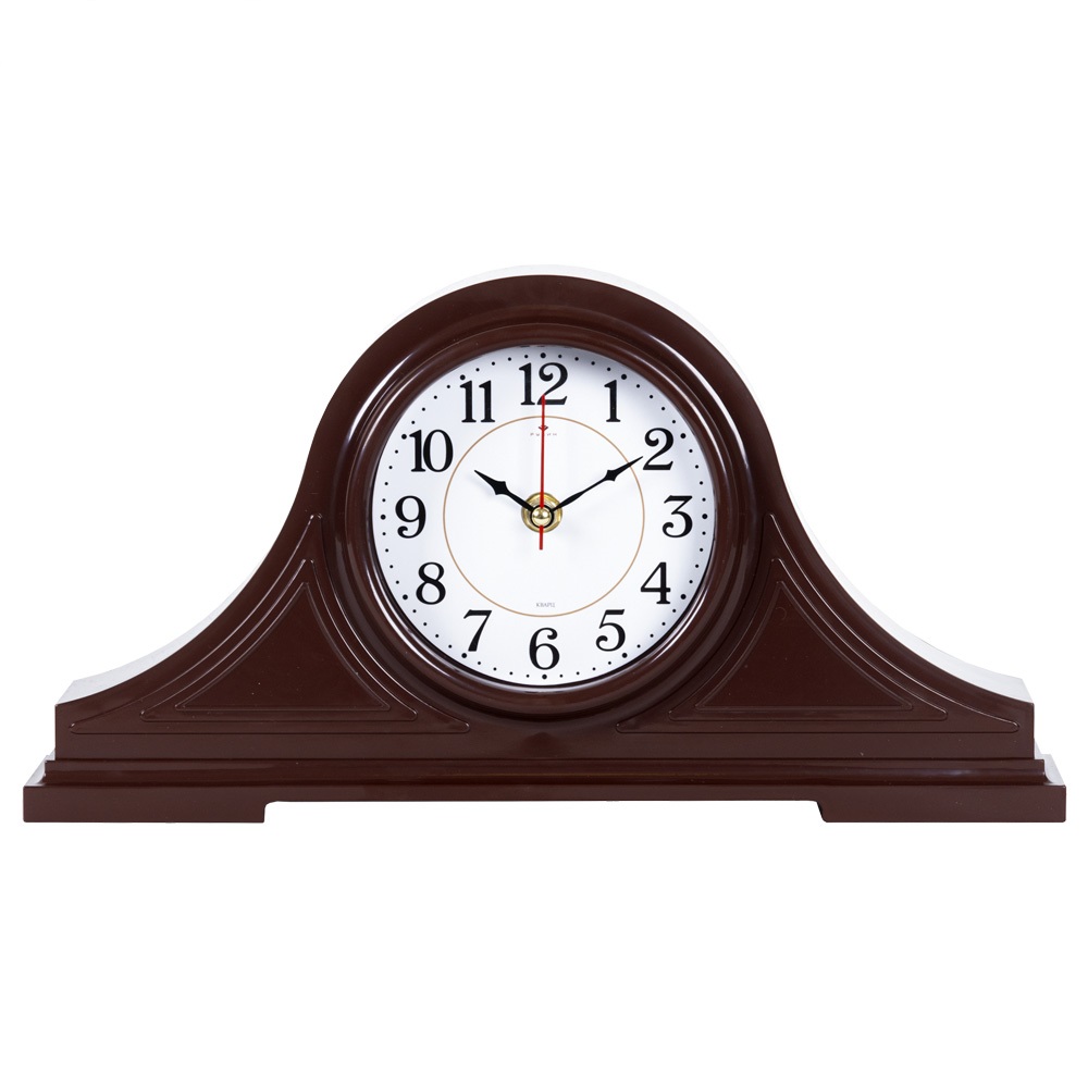 Часы настольные СН 1834 - 003 коричневый Классика 35х18см (10)