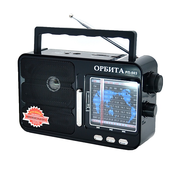 радиопр Орбита РП-503 (USB,SD,TF, аккум, бат)