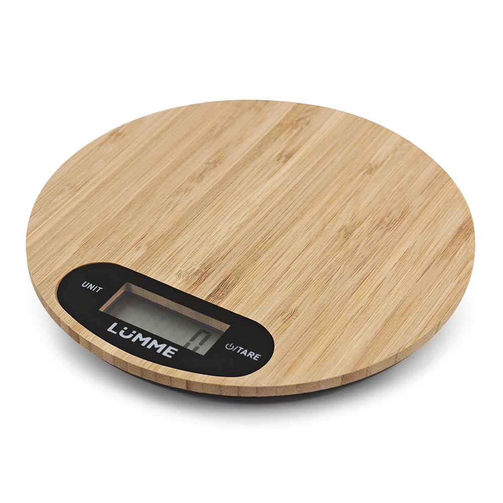 Весы кухонные LUMME LU-1347 бамбук (электронные, 5 кг/1г) 24/уп