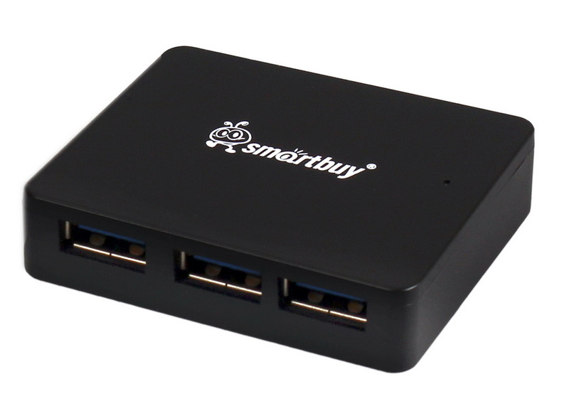 USB - Xaб 3.0 SmartBuy 4 порта (SBHA-6000-K) чёрный