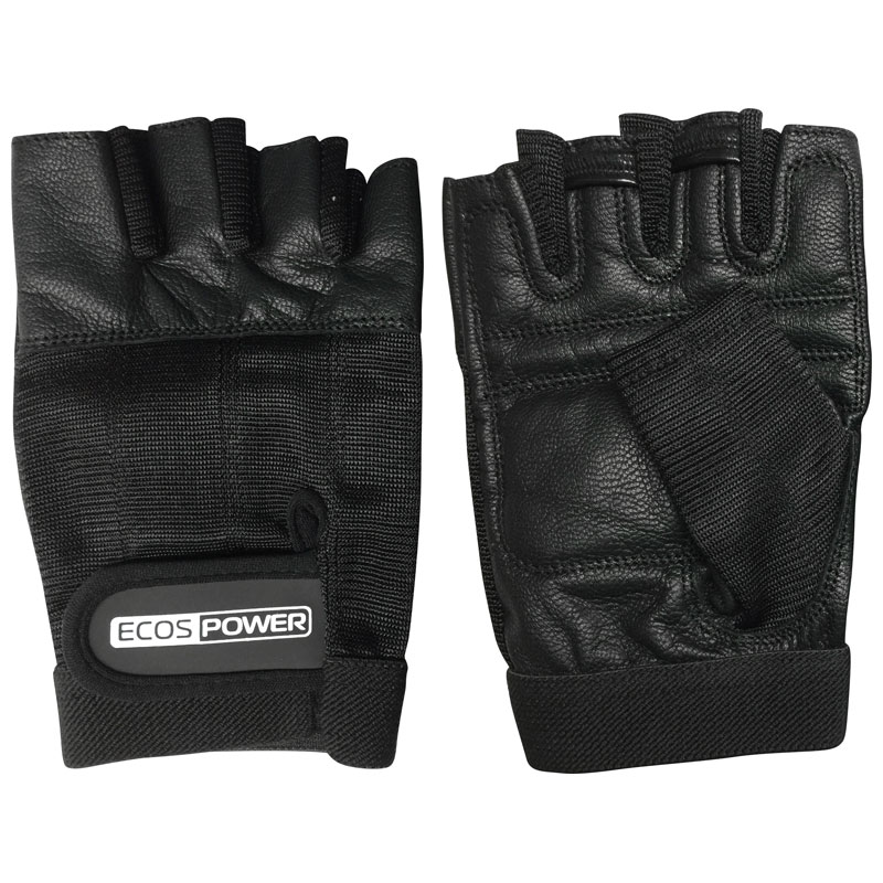 Перчатки для фитнеса ECOS 5103-BLXL, цвет: черный, размер: XL