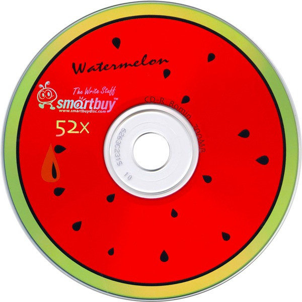 диск Smart Buy CD-R 52x, Cake (25) Fresh-Watermelon (Арбуз)