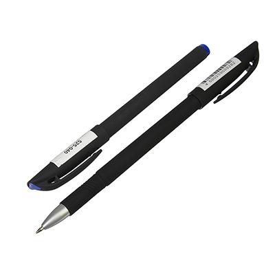 Ручка гелевая синяя, с прорезиненным корпусом, 0,5мм, пластик, чернила 12шт/уп