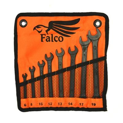 Набор ключей FALCO комбинированные фосфат. в сумке 8 пр., 6-19мм (6, 8, 10, 12, 13, 14, 17, 19)