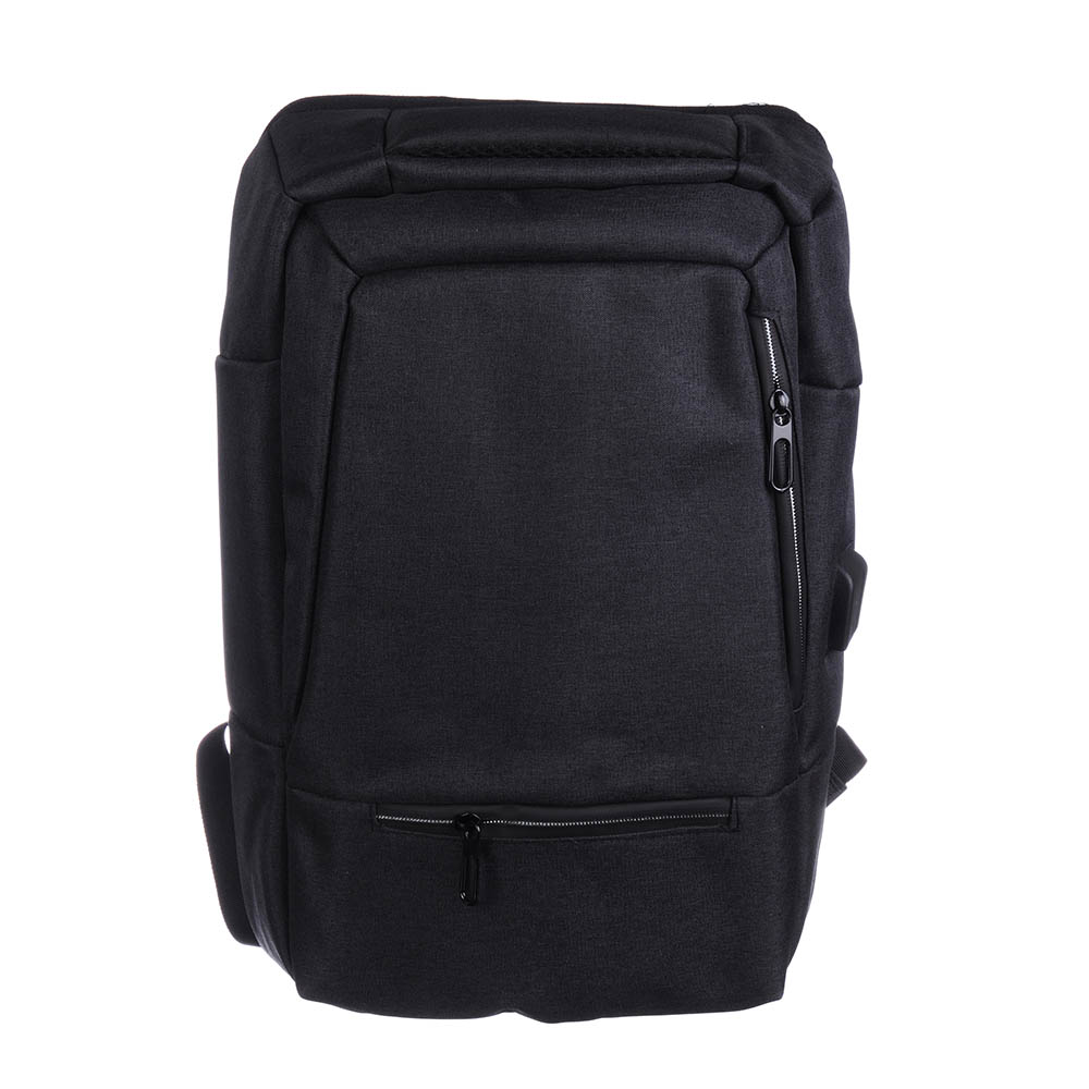 Рюкзак подростковый 44x31x10см, 1 отд, 4 карм, полиэстер, спинка с эрг.элементами, темно-серый