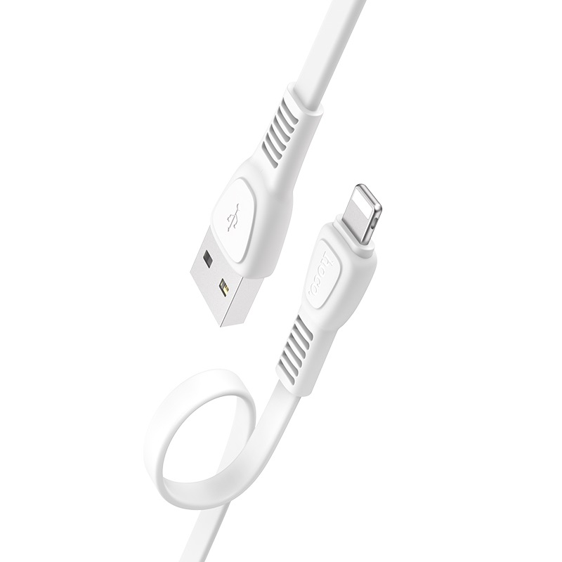 Кабель USB - 8pin HOCO X40 Белый (2,4А, для iPhone5/6/7) 1м