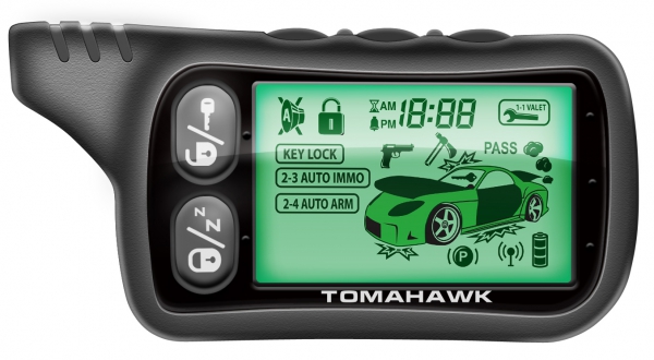 Брелок для сигнализации LCD Tomahawk TZ9030
