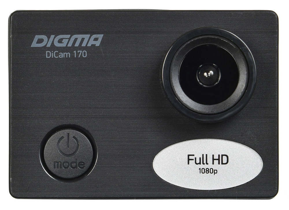 Экшн камера Digma DiCam 170 черный
