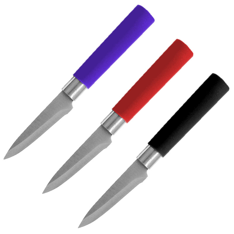 Нож Mallony MAL-07MIX дл.лезвия 9см, для овощей, пластик.ручка