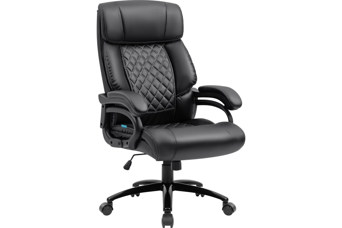 Кресло офисное  Zurich  черный,PU,3 класс, комфорт  DEFENDER