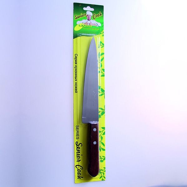 Нож кухон. GRAND L35,5см с деревян. ручкой в инд.уп-ке /120 арт.20042