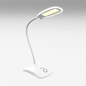 Светильник настольный Ritmix LED-410 White (пит аккум, 18LED, 4Вт, 3 уровня яркости, 6000К )