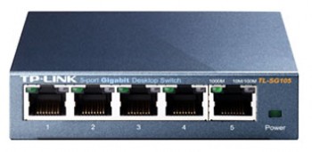 Коммутатор TP-LINK TL-SG105 5 портов 10/100/1000 Мбит/с