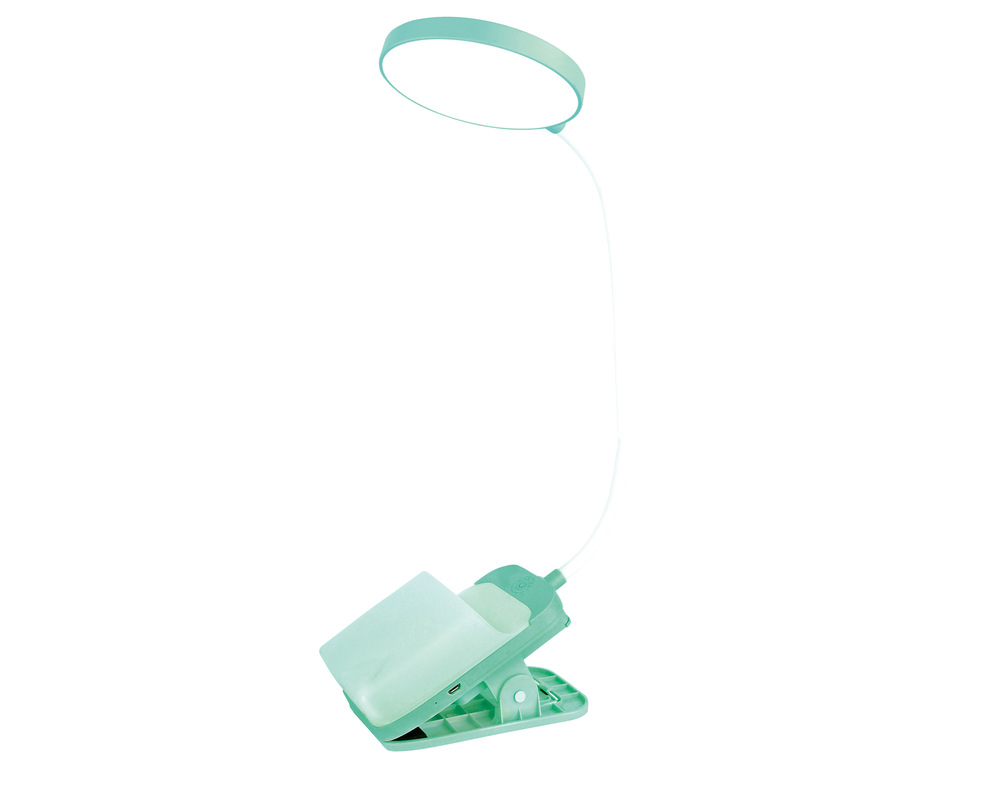 Светильник настол.Ultraflash UF-751 зеленый  (LED, 7Вт, 3 уровня яркости, сенсерный ССТ)