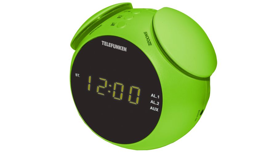 Радиочасы Telefunken TF-1570 (зеленый с янтарным)