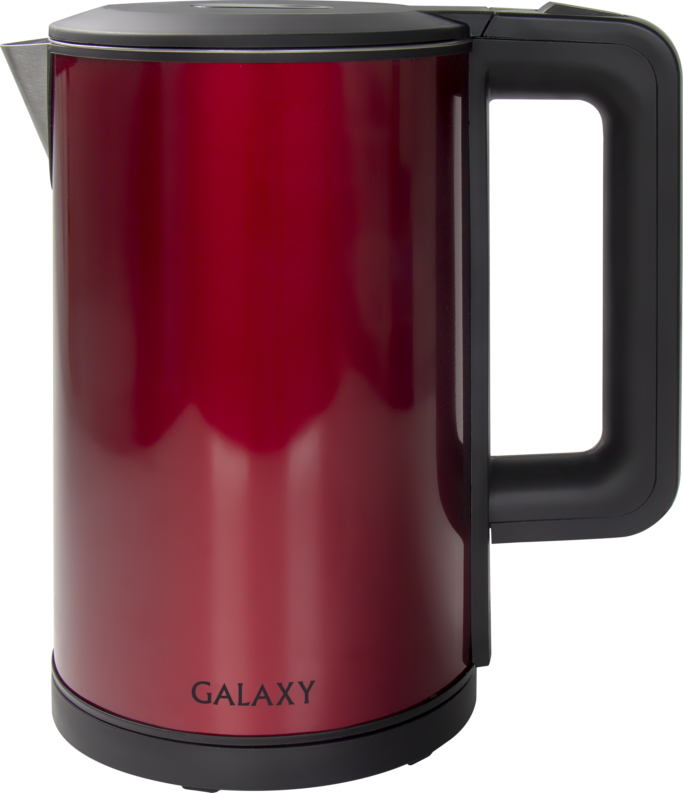 Чайник Galaxy GL 0300 красный (2 кВт, 1,8л, двойная стенка нерж и пластик) 6/уп