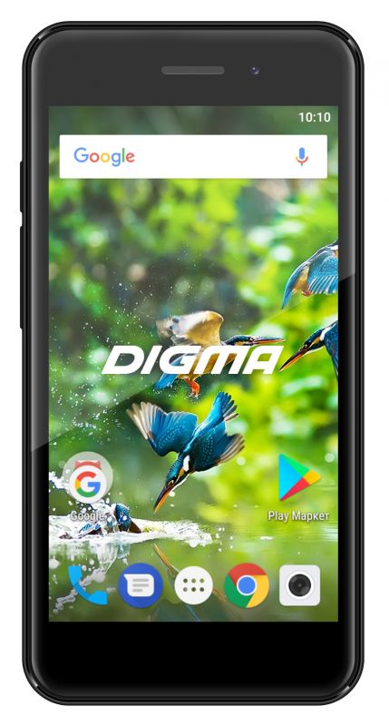 Смартфон  Digma A453 3G Linx 8Gb черный моноблок 3G 2Sim 4.5" TFT 480x854 And7.0 5Mpix WiFi BT GPS