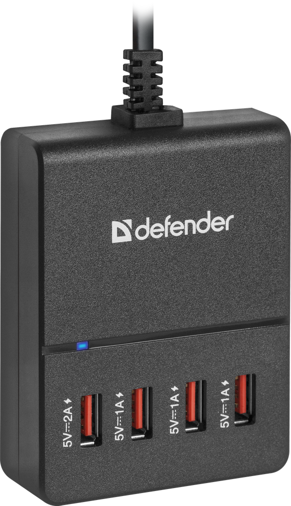 сет/адаптер UPA-40 4 порта USB 5V/5А,блистер DEFENDER