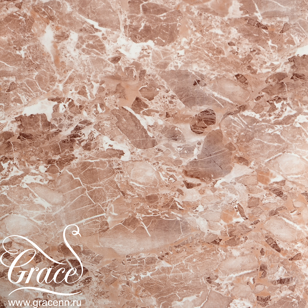 Пленка самоклеющаяся Grace 5202-45 коричневый мрамор, повышенная плотность, 45см/8м