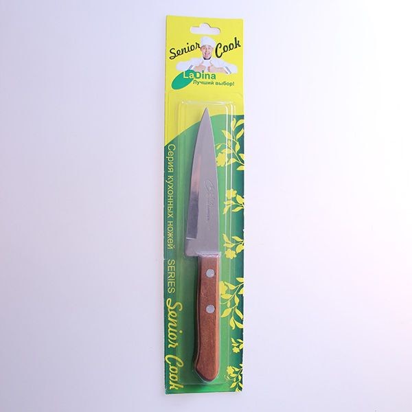 Нож кухон. GRAND L23,5см с деревян. ручкой в инд.уп-ке /120 арт.20045