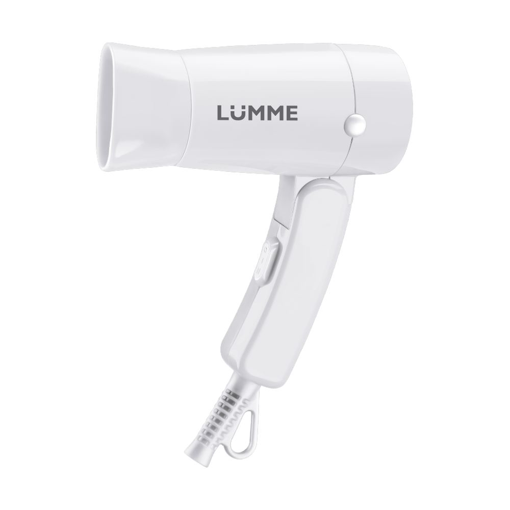 Фен   LUMME LU-1040 {WP} белый жемчуг (1200 Вт, 2 режима, складн ручка, концентратор) 10/уп