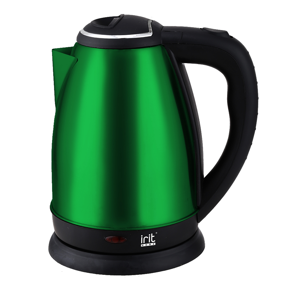 Чайник IRIT IR-1339 нерж зеленый (2л, 1,5кВт) 12 шт/уп