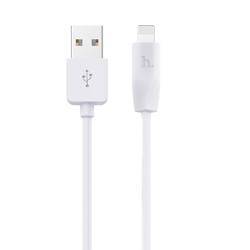 Кабель USB - 8pin HOCO X1 Белый (2,4А, для iPhone5/6/7) 1м