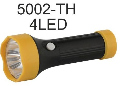 Фонарь  Ultra Flash  TH-5002 (фонарь черный,4LED,1реж,3ХR03,пласт, блист-пакет)