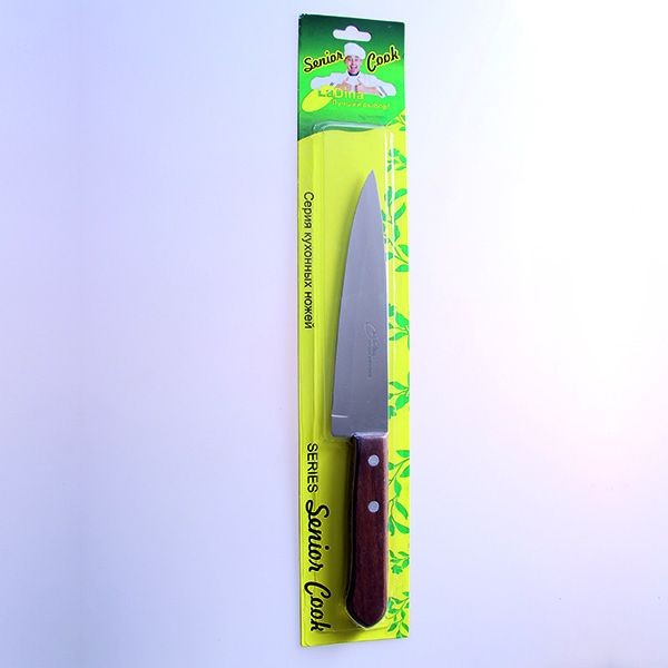 Нож кухон. GRAND L30,5см с деревян. ручкой в инд.уп-ке /120 арт.20043