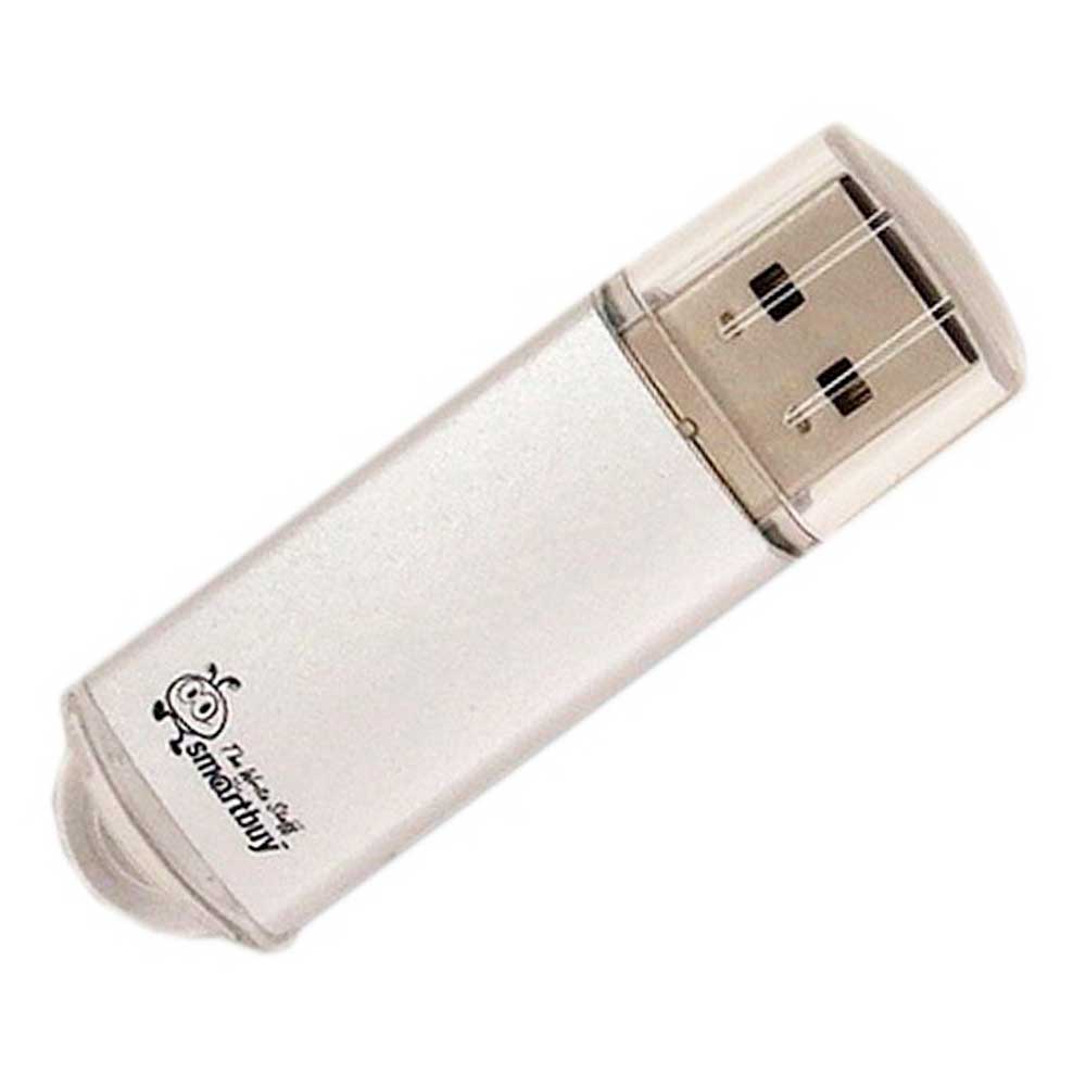 USB2.0 FlashDrives 8Gb Smart Buy  V-Cut Silver (SB8GBVC-S)