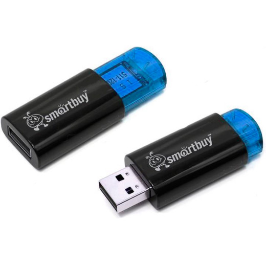 USB2.0 FlashDrives 8Gb Smart Buy  Click Blue (SB8GBCL-B)