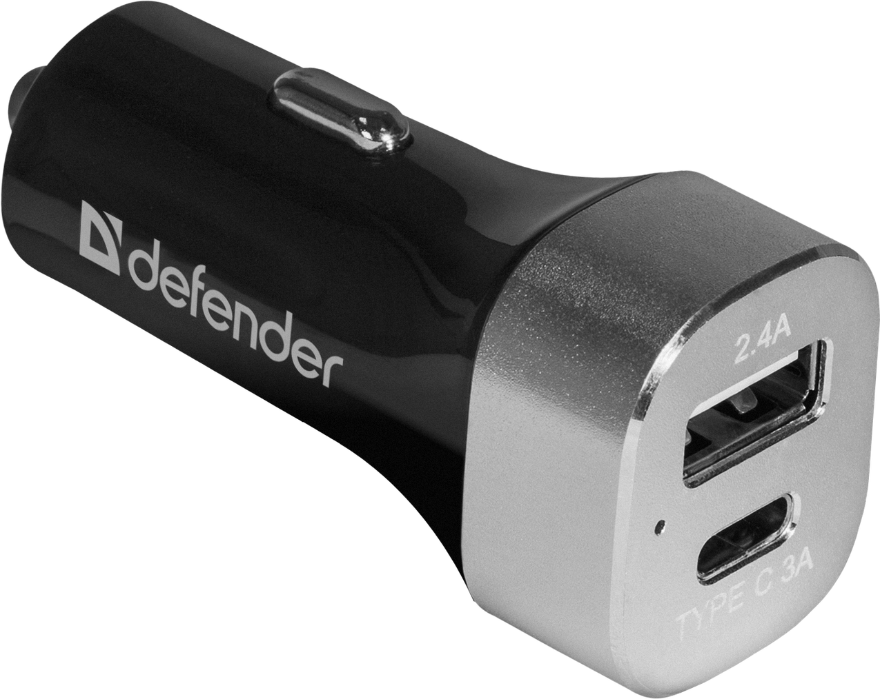 Авто адаптер DEFENDER UCG-01 -1порт USB+Type C, 5V/5,4A
