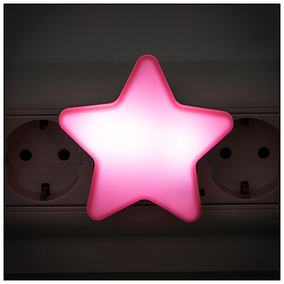 Лампа-Ночник Energy EN-NL-8 "Звездочка" розовый, от 220В