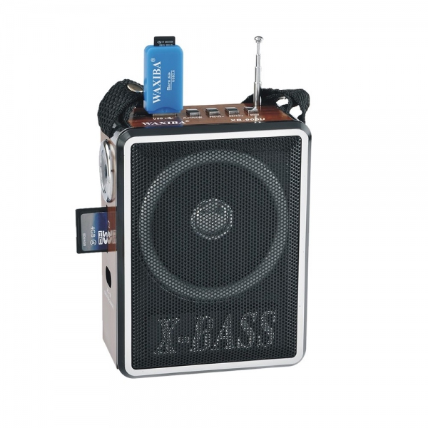 радиопр Waxiba XB-905U (USB)  (питание от аккумулятора, сеть только для зарядки)