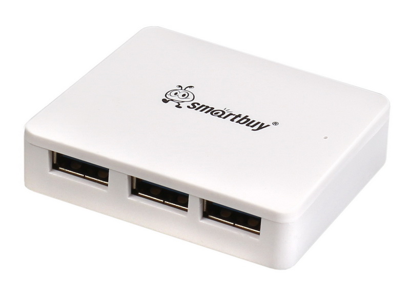USB - Xaб 3.0 SmartBuy 4 порта (SBHA-6000-W) белый
