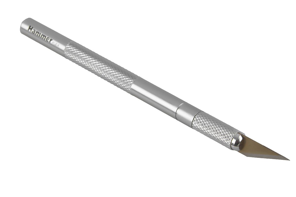 Скальпель для моделирования Hammer Flex  601-054  5 лезвий в комплекте