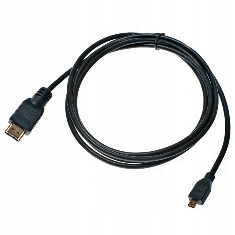 Кабель HDMI-microHDMI 1,5м v1.4 Gold "Джетт"