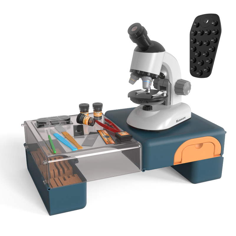Микроскоп детский Орбита OT-INL83 Белый (оптический, ув 10 - 30 - 60 крат, КИТ, в кейсе)