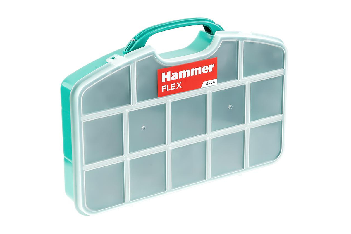 Органайзер Hammer Flex  235-015 (13 ячеек с разделителями) 360*250*60