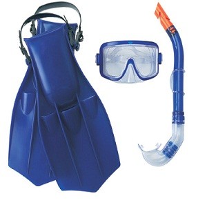 Набор для подвод.плавания Dive Pro 25010 (маска, трубка, ласты) для взрослых  (а.010291)