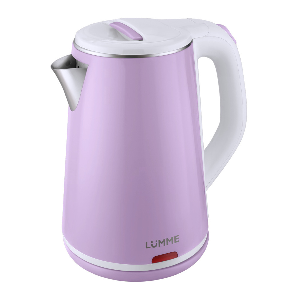Чайник LUMME LU-156 лиловый аметист (1,8кВт, 2л, двойная стенка нерж и пластик) 12/уп