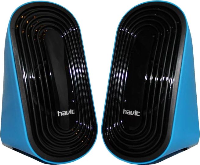 Колонки  Активные HAVIT HV-SK456 black/blue (пит.USB, 2.0)
