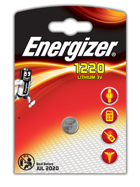 Бат CR-1220    Energizer Lithium BL-1 (10шт) (41152)
