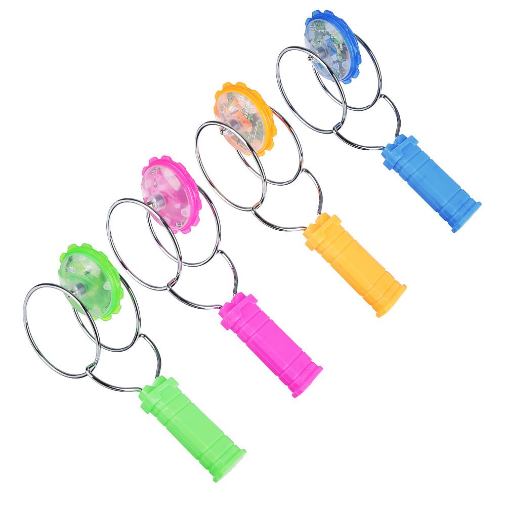 Игрушка магнитная юла, магнит, металл, пластик, 25х10х8,5см, 2-4 цвета