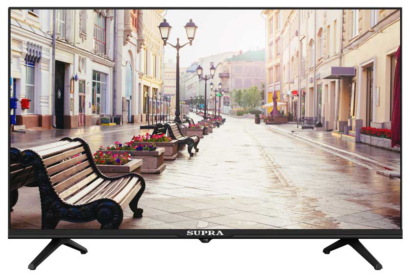 LCD телевизор  SUPRA STV-LC32LT00100W чёрн Тонкая рамка (32" LED HDReady DVB-T/ DVB-T2 HDMI 2*5Вт)