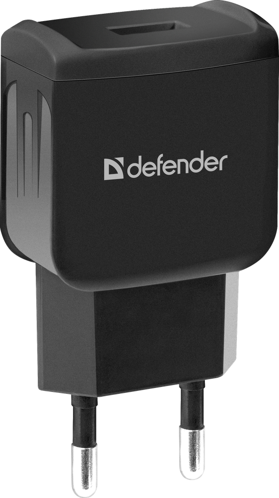 сет/адаптер EPA-02 - черный 1 порт USB, 5V/1A, пакет DEFENDER