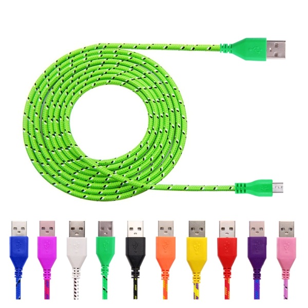 Кабель USB - micro USB Орбита BS-427 цветной 1A,1м 10шт/уп