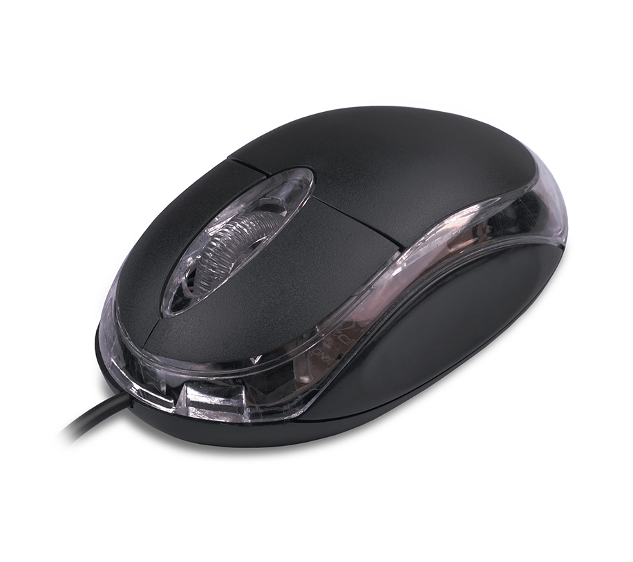 Мышь CBR CM 122 Black, проводная, оптическая, USB, 1000 dpi, 3 кнопки и колесо прокрутки, 1,3м