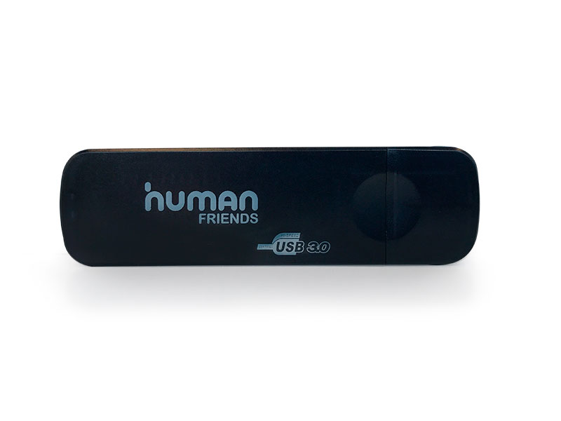 Картридер Human Friends Speed Rate Rex, USB 3.0 черный, поддержка карт: T-flash, Micro SD, SDHC
