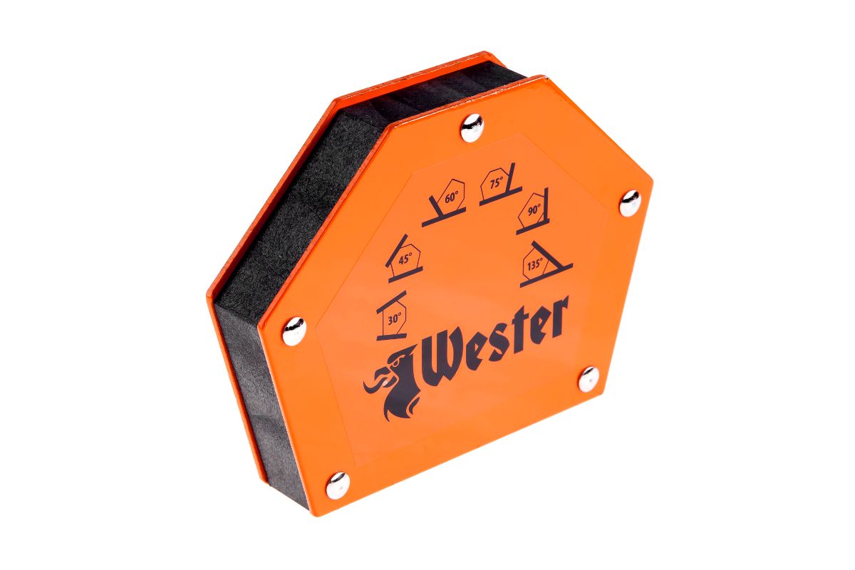 Уголок магнитный для сварки WESTER WMCT75  углы 30°/45°/60°/75°/90°/135° до 35кг